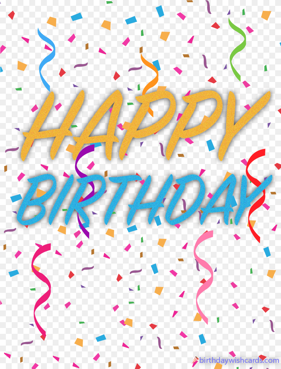 Happy Birthday Dot, Confetti, Paper, Accessories, Bag Free Transparent Png