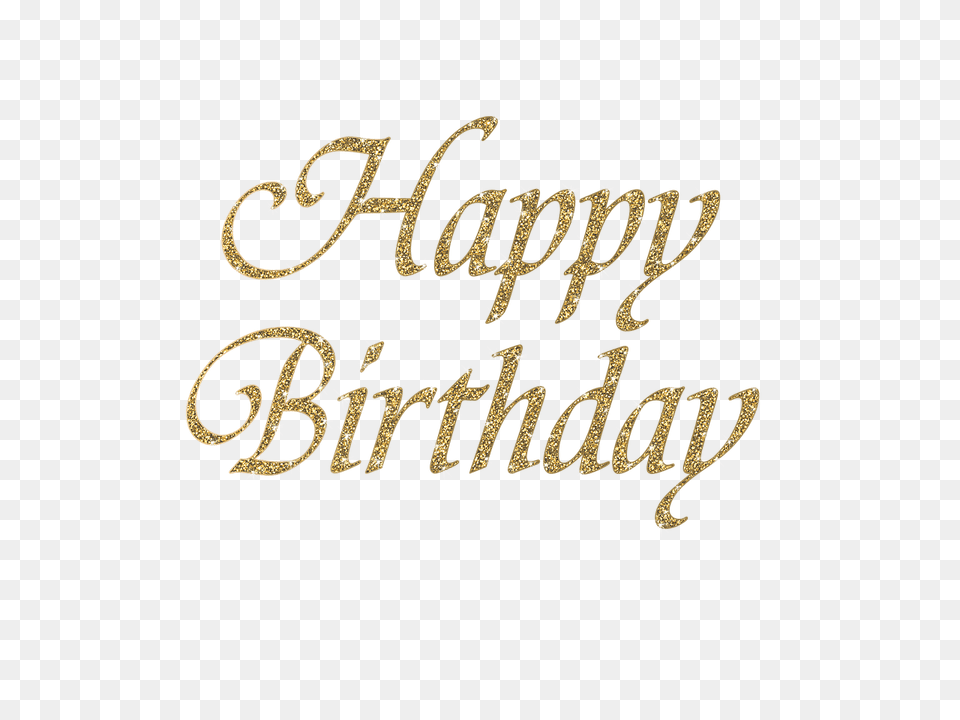 Happy Birthday Elegant Writing, Calligraphy, Handwriting, Text Png