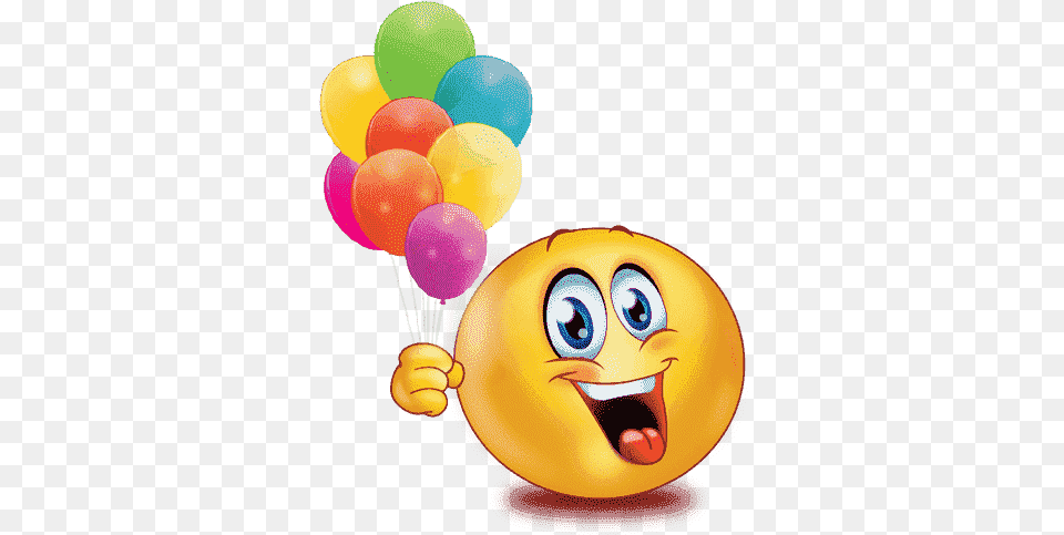 Happy Birthday Emoji Photo Transparent Party Emoji, Balloon, Toy Png