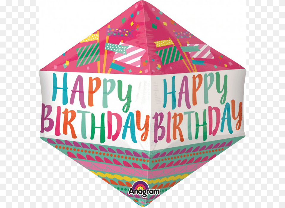 Happy Birthday Fancy Flags Balloon 21quot Happy Birthday Fancy Flags Anglez Ultrashape Foil, Tent Png