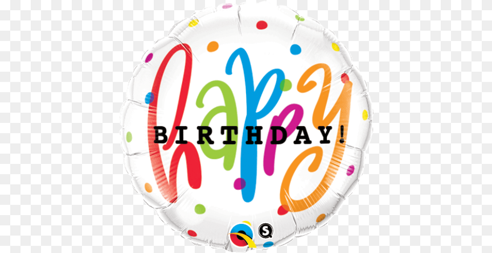 Happy Birthday Foil Balloon Happy Birthday Writing Balloons, Birthday Cake, Cake, Cream, Dessert Free Png
