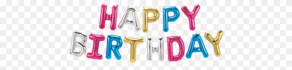 Happy Birthday Foil Balloon Transparent Images All Transparent Background Happy Birthday Balloons, Text Free Png Download