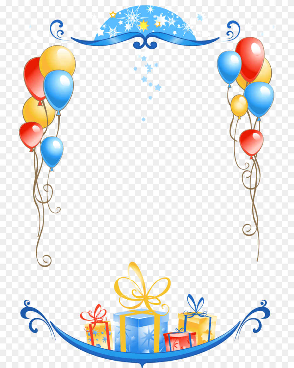 Happy Birthday Frame, Balloon, People, Person Png