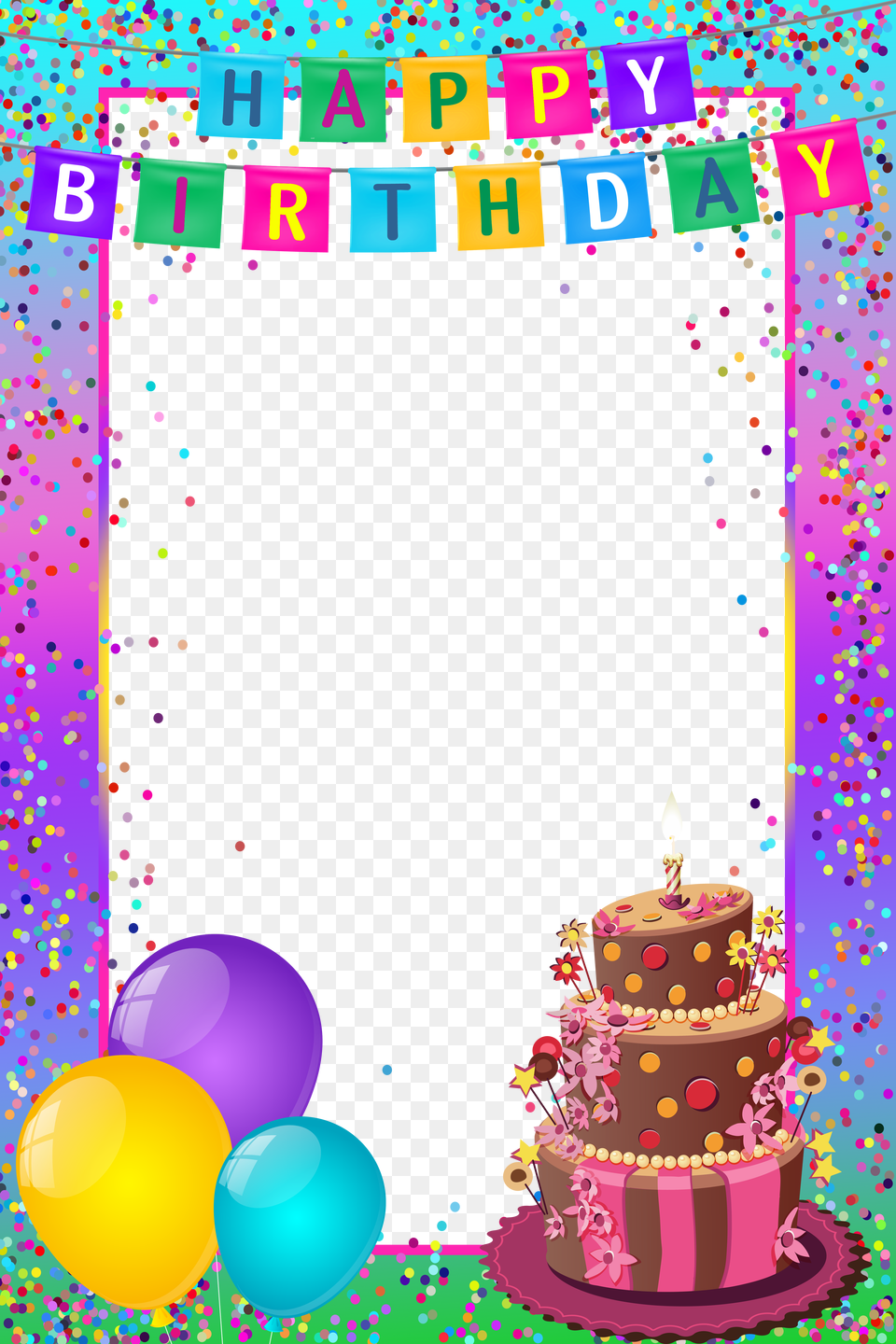 Happy Birthday Frame Happy Birthday Images Birthday Happy Birthday, Baseball Cap, Cap, Clothing, Hat Free Transparent Png