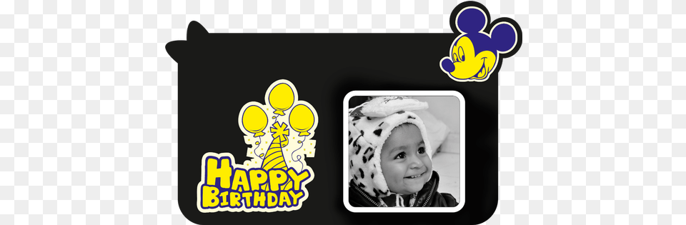 Happy Birthday Frame Rpf 528 Clip Art, Hat, Bonnet, Clothing, Photography Free Png Download