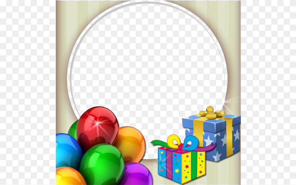 Happy Birthday Frame Background Frame Happy Birthday Hd, Balloon, Sphere, Toy Free Transparent Png