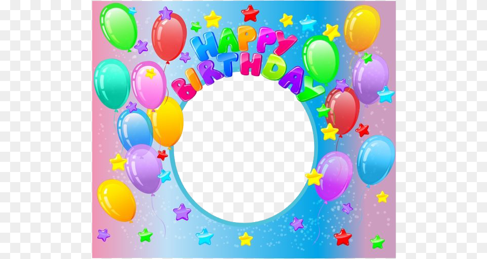 Happy Birthday Frame Transparent Happy Birthday Pic Hd Frame, Balloon Png Image