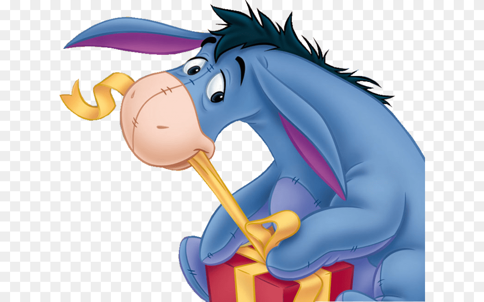 Happy Birthday From Eeyore, Cartoon, Baby, Person Free Transparent Png