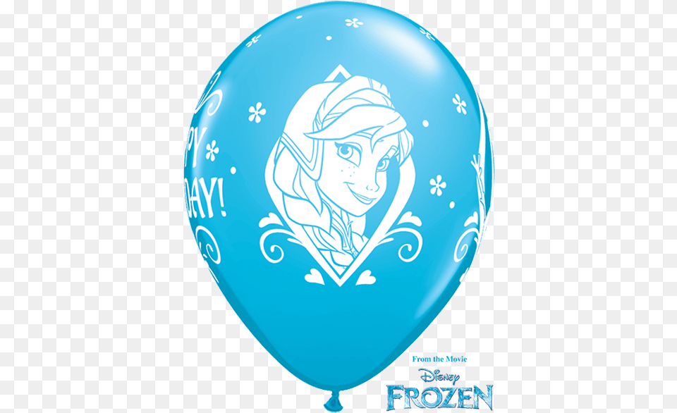 Happy Birthday Frozen, Balloon, Person, Face, Head Png Image