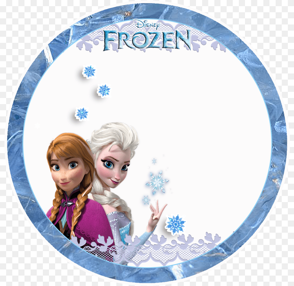 Happy Birthday Frozen Frame, Doll, Toy, Face, Head Free Transparent Png