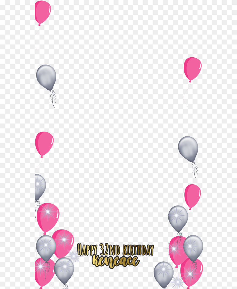 Happy Birthday Geofilter, Balloon, Accessories Free Png Download