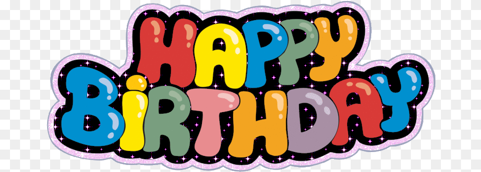 Happy Birthday Gif 1 Happy Birthday Animated Gif Pictures Animated Happy Birthday Transparent, Number, Symbol, Text, Face Png