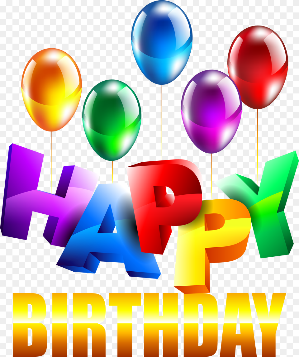 Happy Birthday Gif, Balloon Free Transparent Png