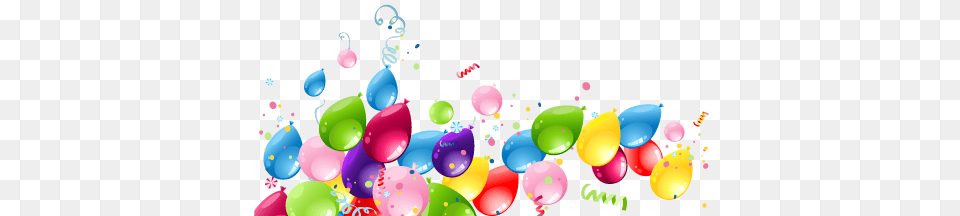 Happy Birthday Glitter Balloons Clipart Clipart, Balloon, Food, Sweets Png Image