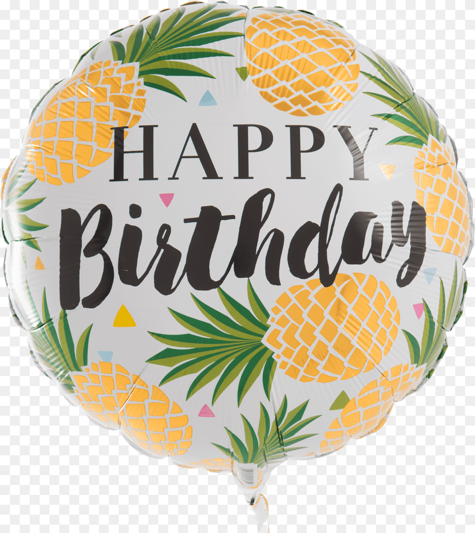 Happy Birthday Golden Pineapples Seedless Fruit, Food, Plant, Produce, Pineapple Png Image