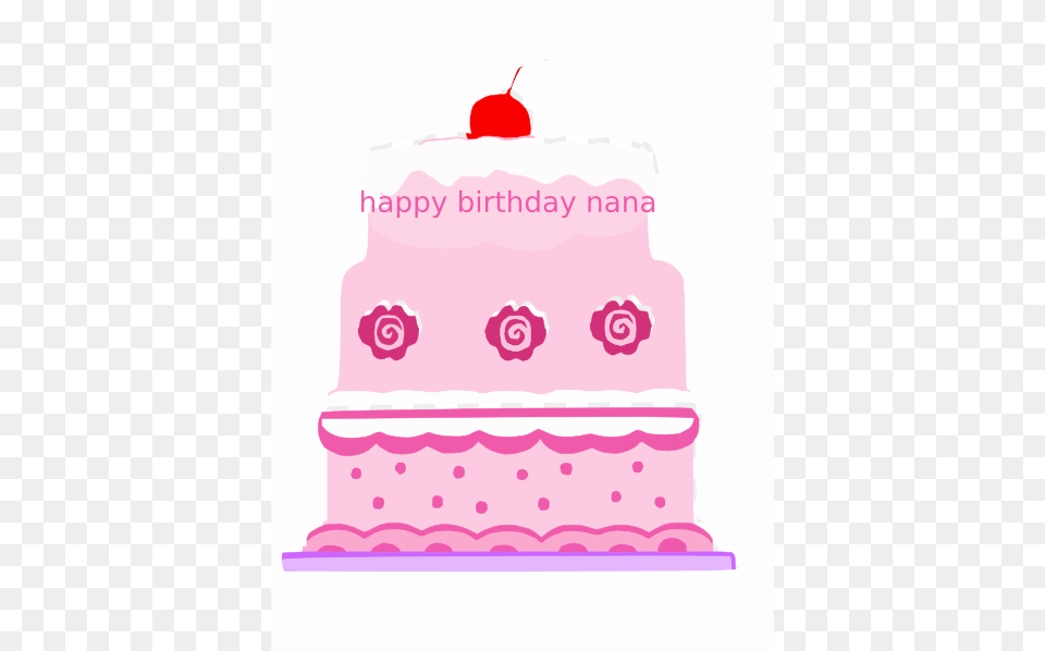 Happy Birthday Grandma Clip Art, Birthday Cake, Cake, Cream, Dessert Free Png Download