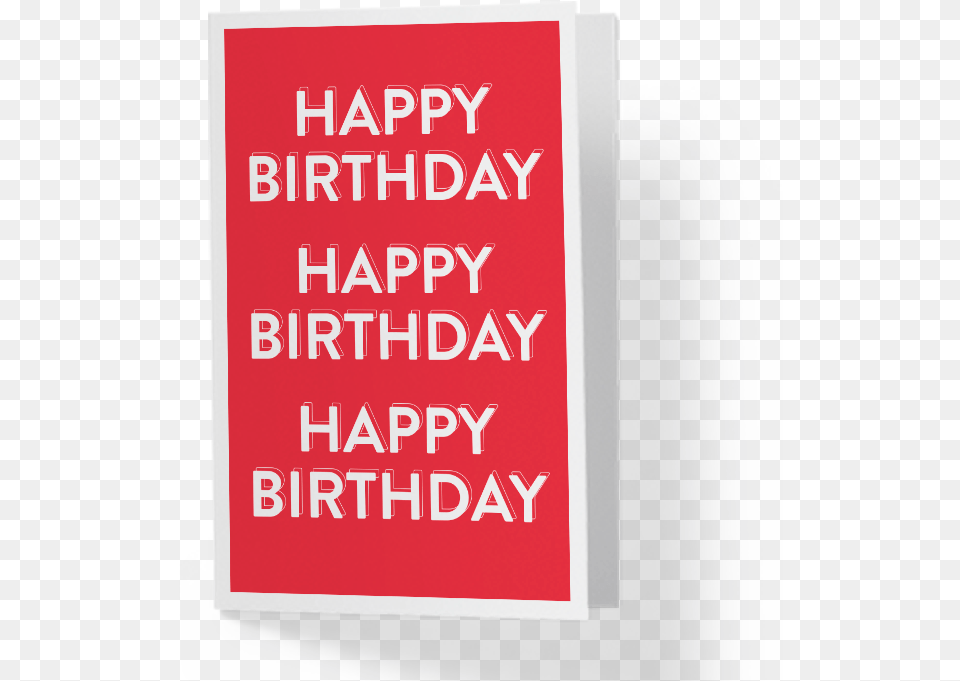 Happy Birthday Greeting Card Poster, Advertisement, Text Free Png Download