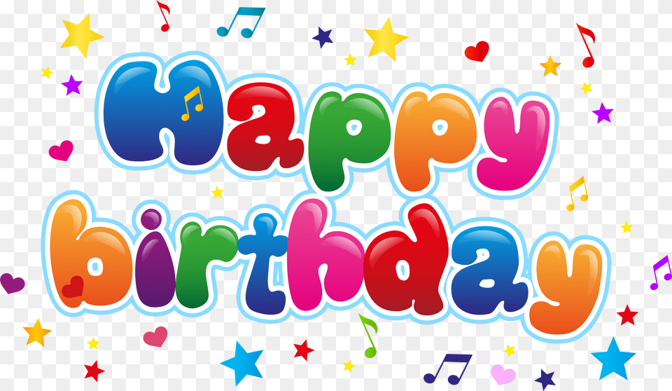 Happy Birthday Happy Bday Wall Paper, Art Free Png