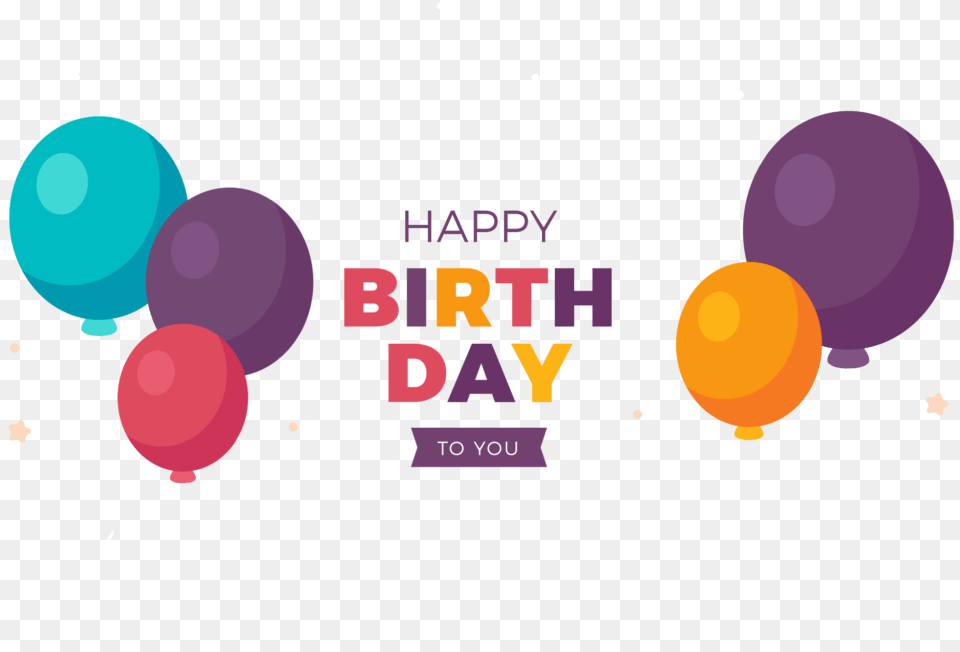 Happy Birthday Happy Birthday 2018, Balloon, Purple Png