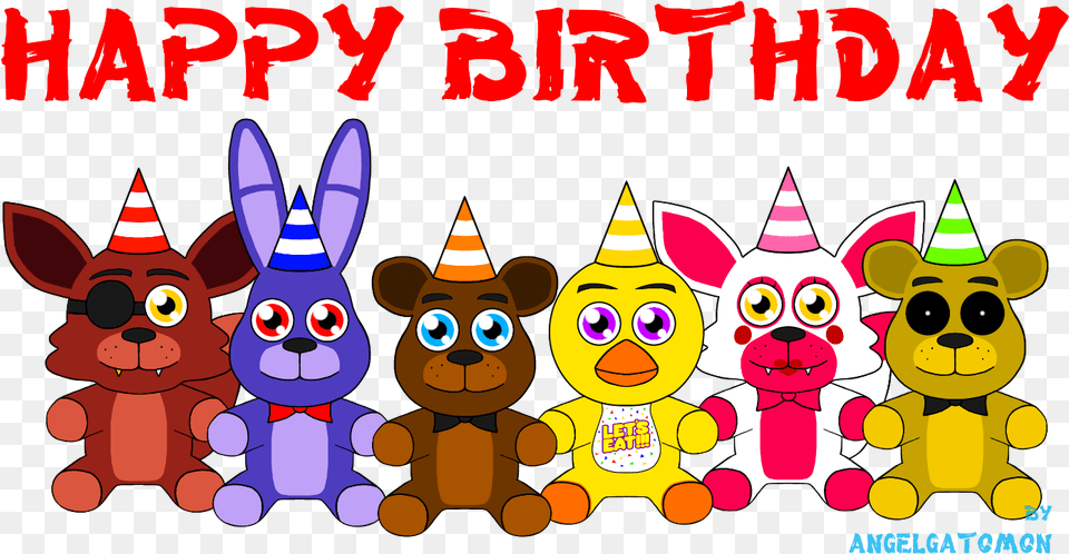 Happy Birthday Happy Birthday Foxy Fnaf, Animal, Bear, Mammal, Wildlife Free Transparent Png