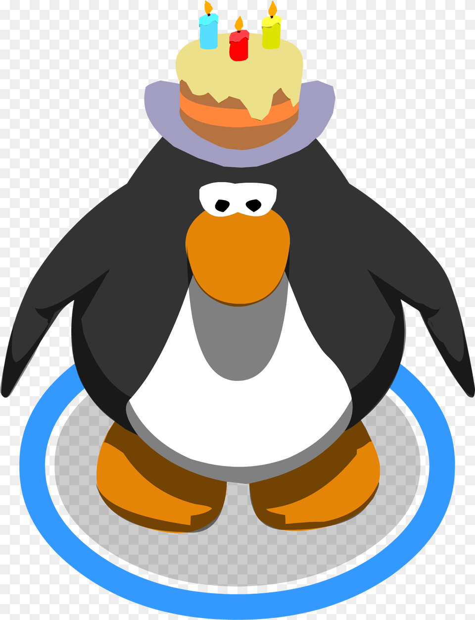 Happy Birthday Hat Club Penguin Wiki Fandom Club Penguin Penguin Model, Animal, Bird, Person Free Png
