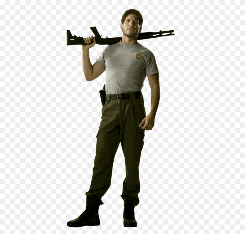 Happy Birthday Jon Bernthall September The Walking Dead, Clothing, Pants, Weapon, Rifle Free Transparent Png