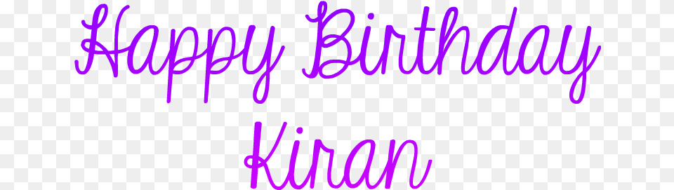 Happy Birthday Kiran Happy Birthday Shivangi Song, Text, Purple Png Image