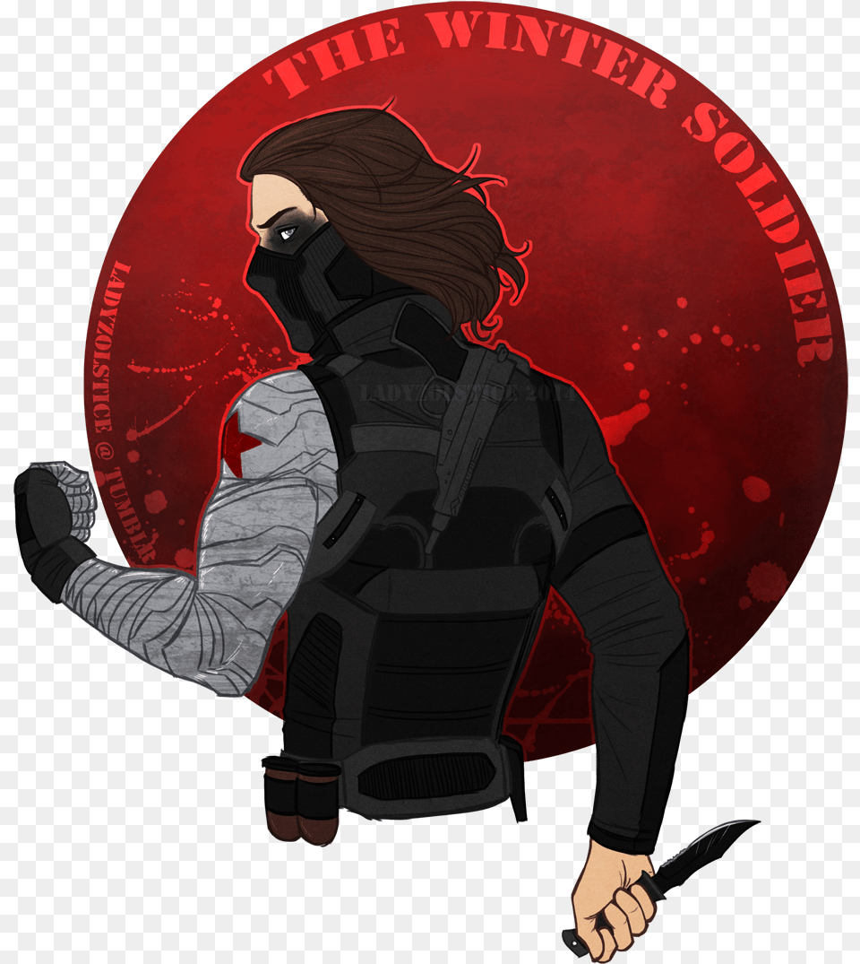 Happy Birthday Library Winter Soldier Fan Art, Adult, Female, Person, Woman Free Transparent Png