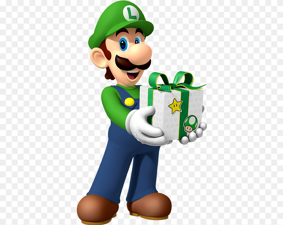 Happy Birthday Mario And Luigi Clipart Luigi Happy Birthday, Baby, Person, Elf, Face Png