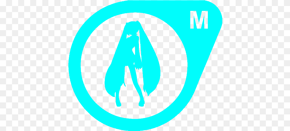 Happy Birthday Miku Wholesomeanimemes Half Life Hatsune Miku, Logo, Adult, Female, Person Png Image