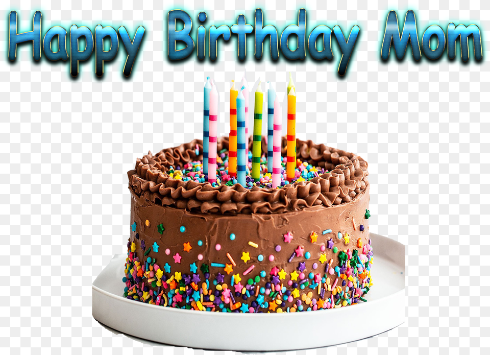 Happy Birthday Mom Pic Birthday Cake, Birthday Cake, Cream, Dessert, Food Free Png