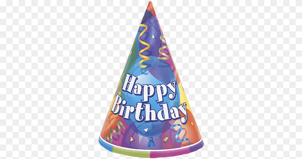 Happy Birthday Party Hat Image Happy Birthday Party Hats, Clothing, Party Hat, Can, Tin Free Transparent Png