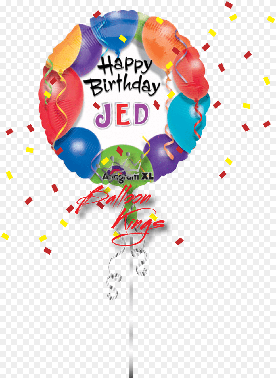 Happy Birthday Personalized Celebrate Happy Birthday Balloons, Balloon Free Png