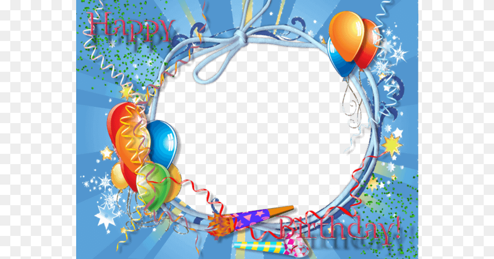 Happy Birthday Photo Frames For Android Happy Birthday Frame, Balloon, Advertisement Free Png