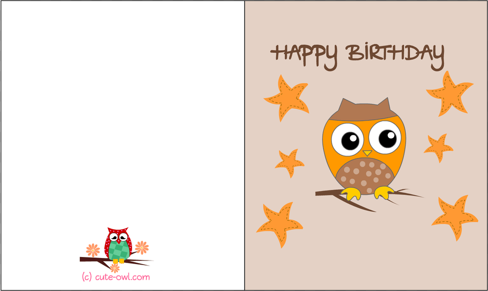 Happy Birthday Printable Birthday Cards Cute, Envelope, Greeting Card, Mail, Animal Png Image