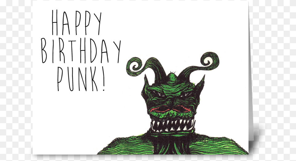 Happy Birthday Punk Greeting Card Punks Birthday Card, Adult, Male, Man, Person Free Png Download