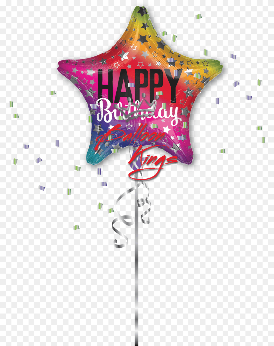 Happy Birthday Rainbow Foil Happy Birthday Balloon Rainbow Png