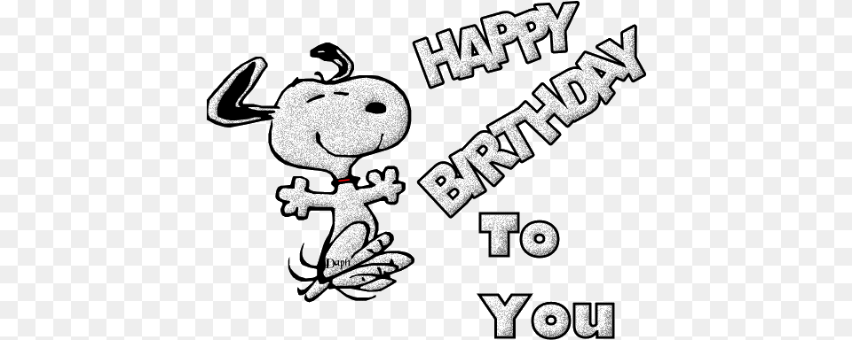 Happy Birthday Snoopy Gif Happybirthday Snoopy Animated Gif Snoopy Gif Happy Birthday, Sticker, Baby, Person, Advertisement Png