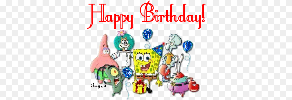 Happy Birthday Spongebob Happy 2nd Birthday Spongebob Free Transparent Png