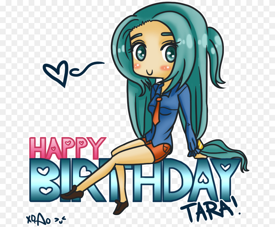 Happy Birthday Tara Waifu Happy Birthday Tara, Book, Comics, Publication, Face Png