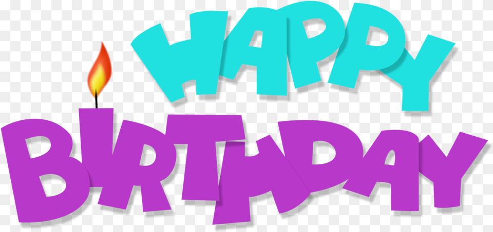 Happy Birthday Teal And Purple, People, Person Png