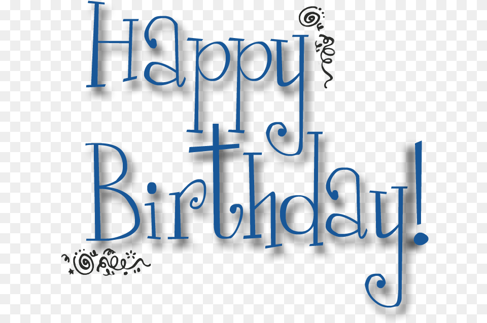 Happy Birthday Text Png Image