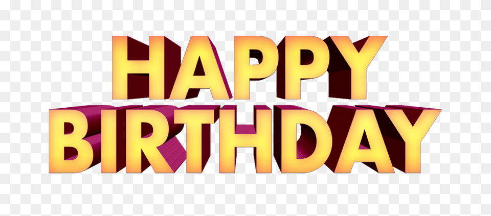 Happy Birthday Text Free Transparent Png