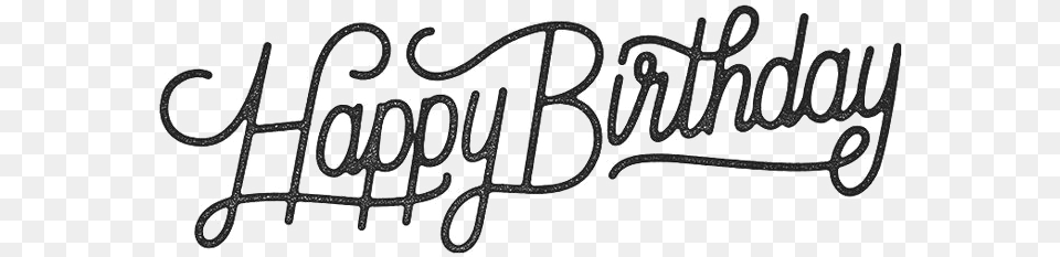 Happy Birthday Text, Handwriting, Calligraphy Png