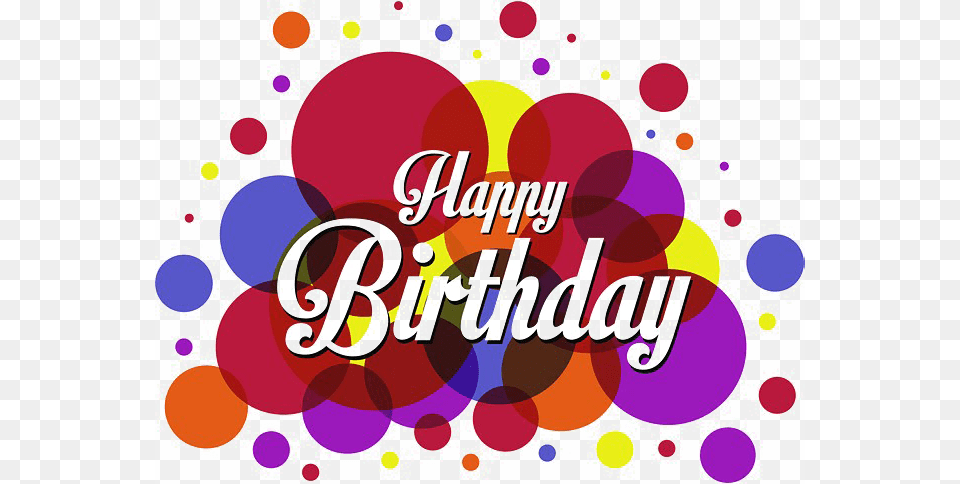 Happy Birthday Text, Art, Graphics, Pattern, Food Png Image