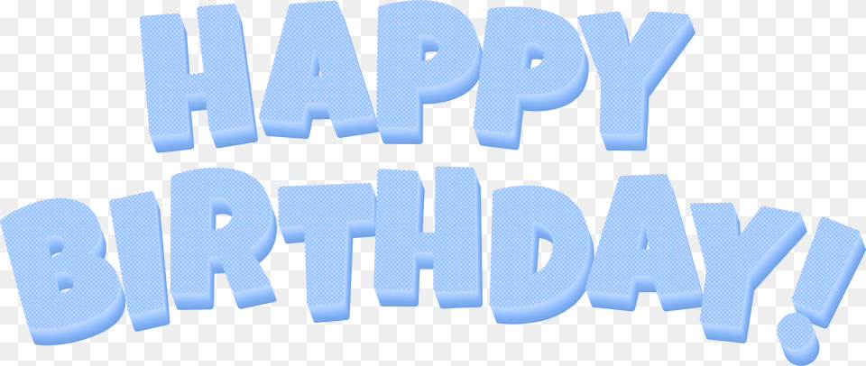 Happy Birthday Text Blue Happy Birthday Clipart Blue, People, Person, Chair, Furniture Png