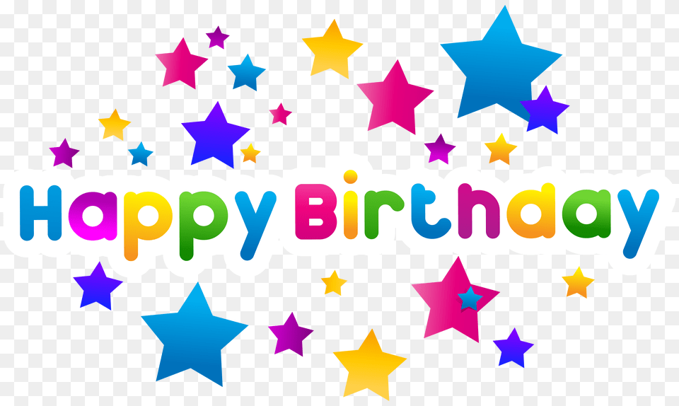 Happy Birthday Text Decor Clipart Gallery, Art, Graphics, Person Png Image