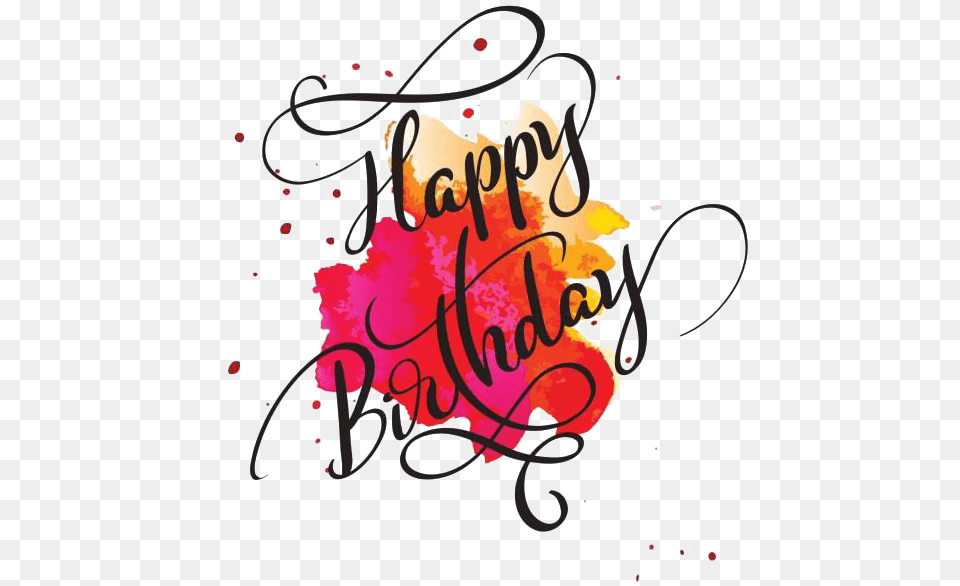 Happy Birthday Text Transparent Picture Transparent Background Happy Birthday Text, Dynamite, Weapon, Handwriting, Art Free Png Download