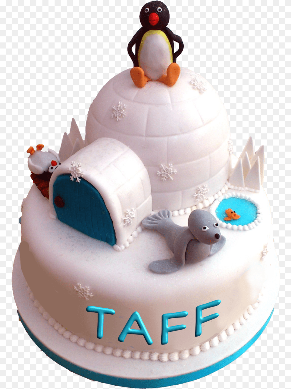 Happy Birthday The Chat Shack Pingu, Birthday Cake, Cake, Cream, Dessert Png Image