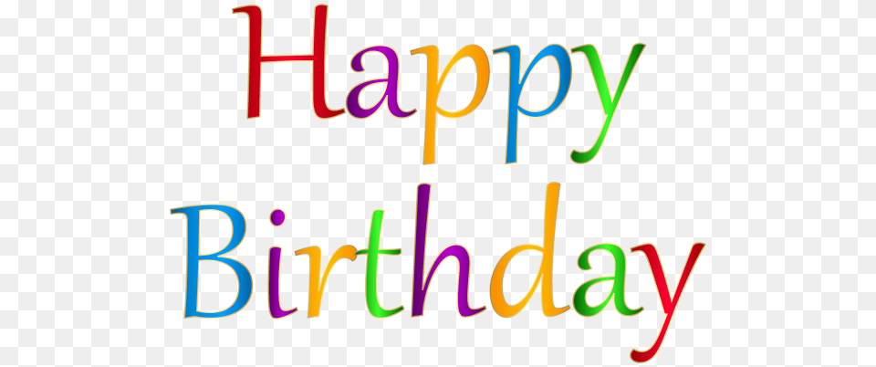 Happy Birthday Transparent Clip, Text Free Png Download